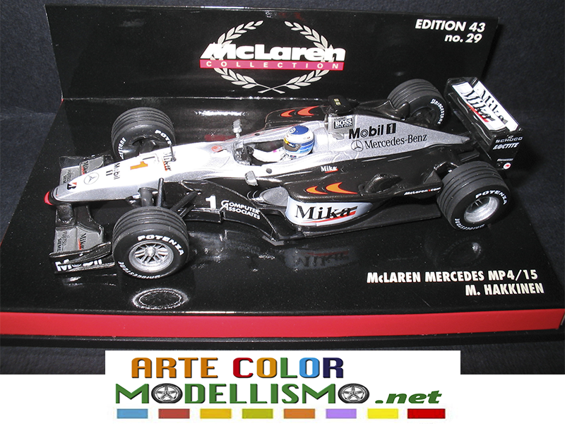 PMA MINICHAMPS F1 ITEM 530 004301 McLAREN MP4/15 2000 M. HAKKINEN